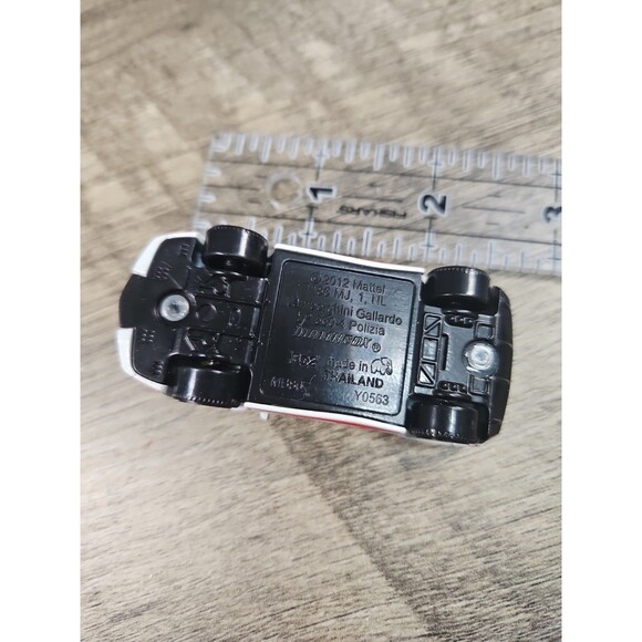 Matchbox Lamborghini Gallardo Police Diecast 1/64 Mattel Loose Toy Car - Picture 7 of 7